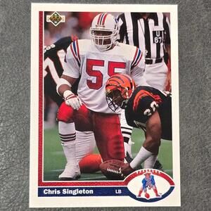 1991 Upper Deck #408 Chris Singleton Football Card